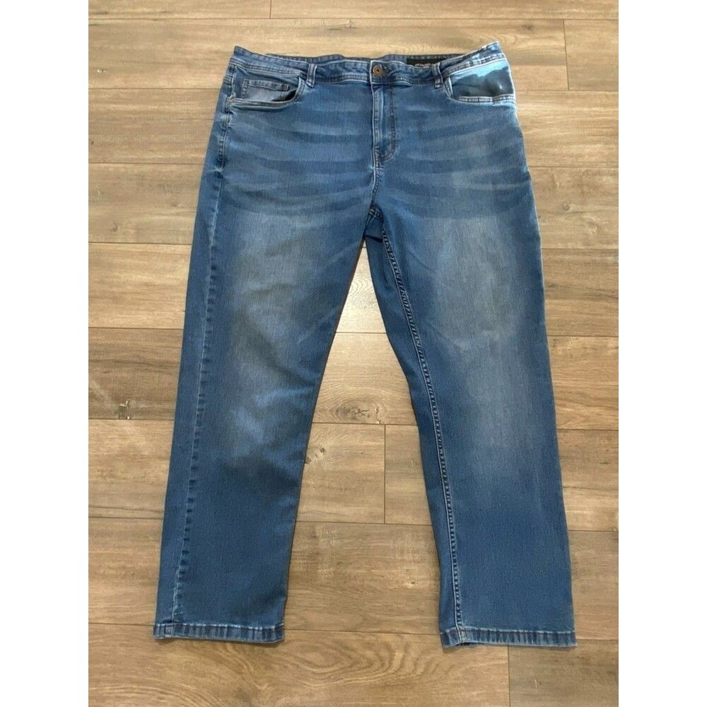 The Perfect Jean NYC SLIM THICK Cowboy Tinted Mens 40X31 Blue Denim Jeans TPJ